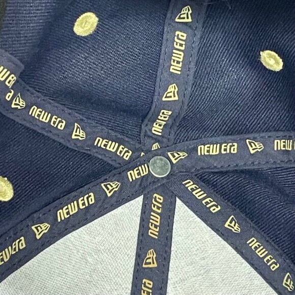 New Era Men's Baseball Hat - Georgia Tech - Navy Blue & Gold - Size 7 3/8 - GUC - Picture 11 of 12